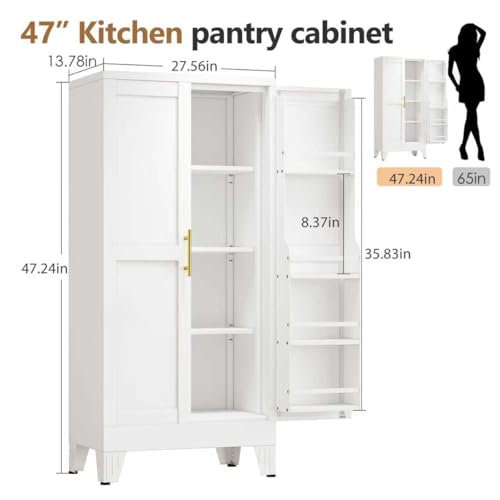 47" Kitchen Pantry Cabinet
