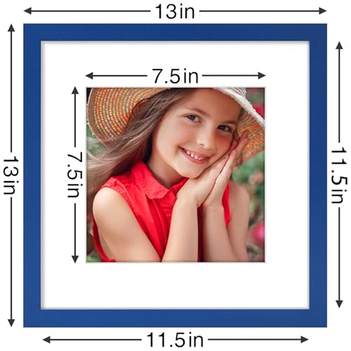 12x12 Picture Frames Set of 9 for Wall Mounting (9 Count)