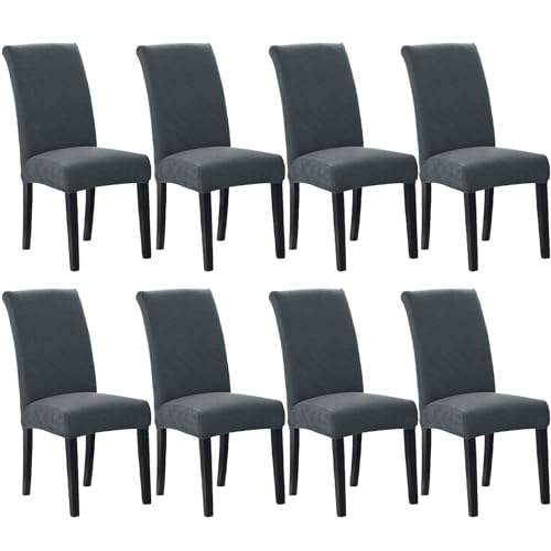 Stretch Chair Covers for Dining Room Set of 8