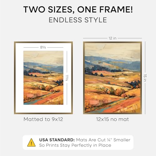 12x15 Bronze Picture Frame (2 Count)