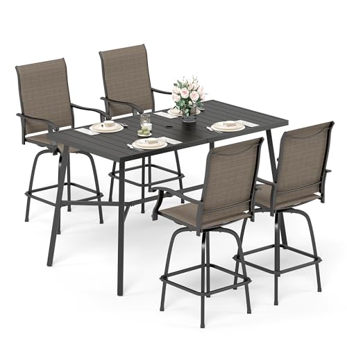 5 Piece Bar Height Outdoor Table and Chairs (5 Count)