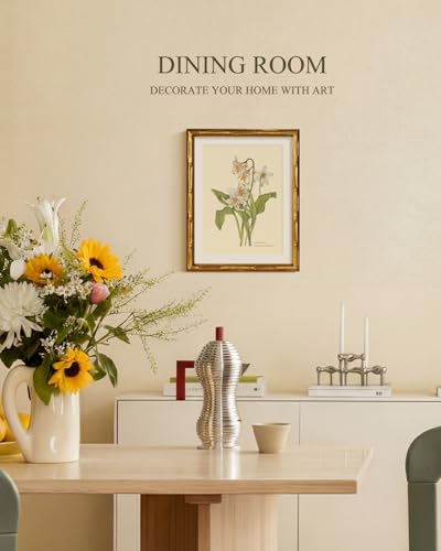 Gold Framed Bamboo Wall Art