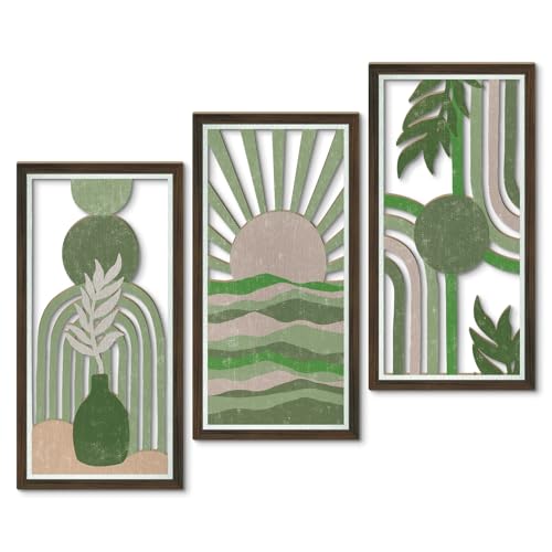 Abstract Boho Wall Art Set of 3