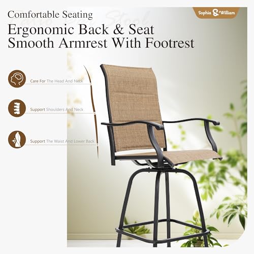 7 Piece Bar Height Outdoor Table and Chairs (7 Count)