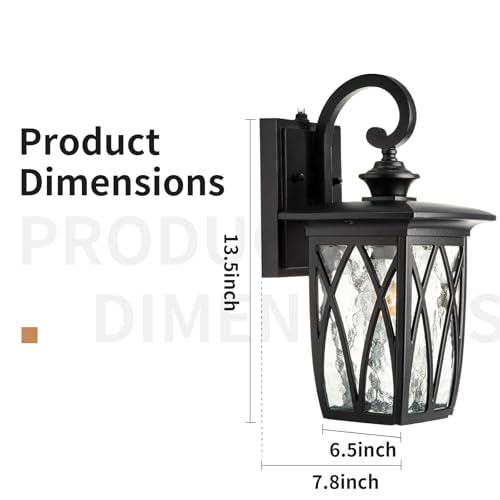 Dusk to Dawn Outdoor Wall Lantern