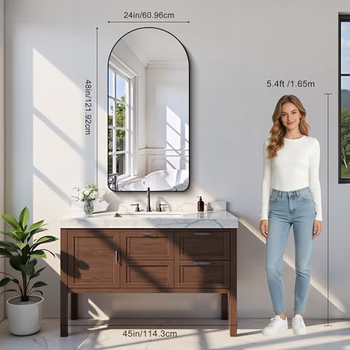 Arched Bathroom Mirror