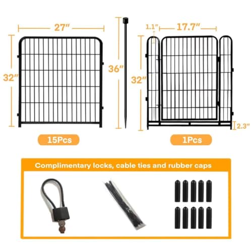 Garden Fences with Gate
