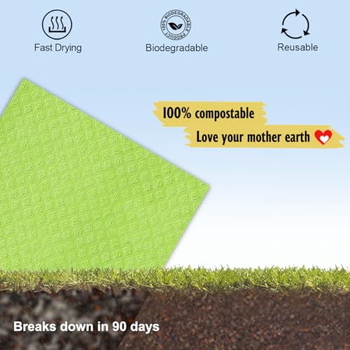 Swedish Dishcloths for Kitchen (10 Count)