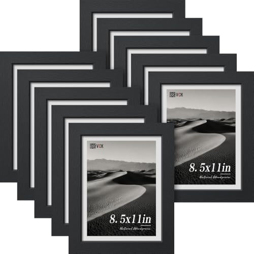8.5x11 Picture Frame Set of 10