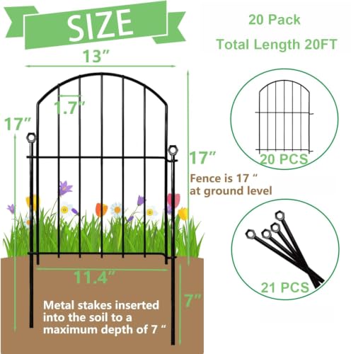 Decorative Garden Fence (31.5 Sq Ft)