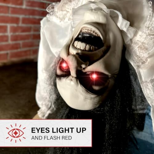 3.0-Ft. Life-Size Animatronic Possessed Woman