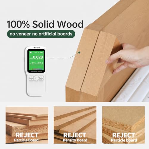 Solid Oak Wood Lift Top Coffee Table for Living Room