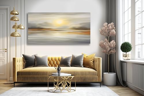 Abstract Canvas Wall Art Seascape Canvas Printing Abstract Art Wall Decor Artwork for Living Room Bedroom Dining Room Home Office Decor 20x40inch
