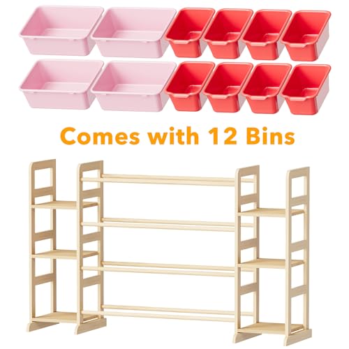 Toy Storage Organizer with 6 Shelves and 12 Bins (6 Count)