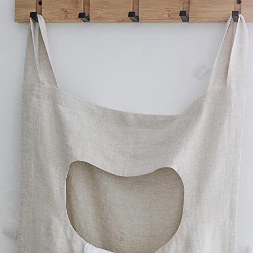 100% Linen Door Hanging Laundry Hamper Bag