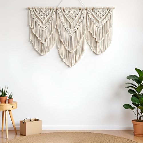 large macrame wall hanging