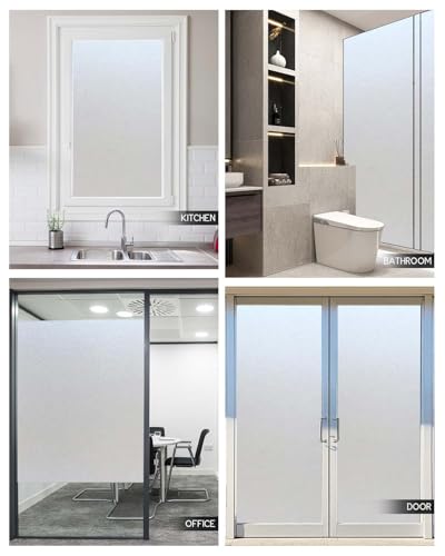 Frosted Glass Window Privacy Film with Tools