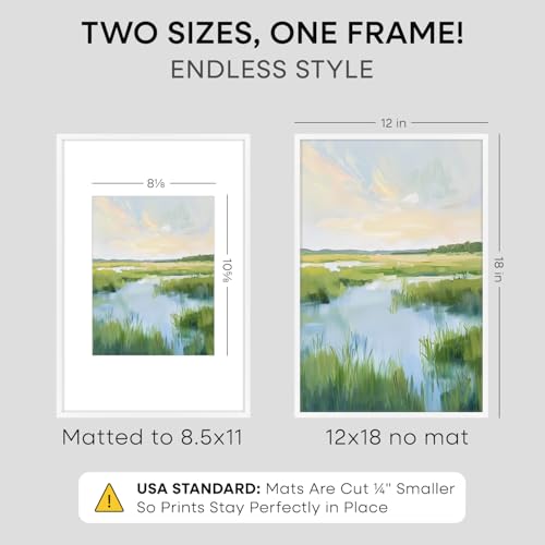12x18 White Picture Frame (2 Count)