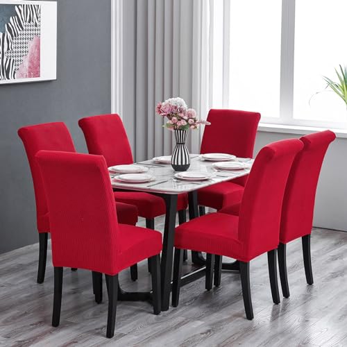Stretch Chair Covers for Dining Room Set of 2