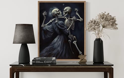 Dancing Skeleton Poster Art Print