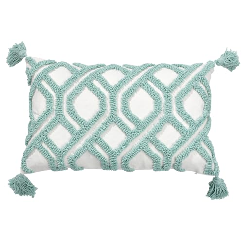 Lumbar Boho Pillow Covers 12x20 Tufted for Couch