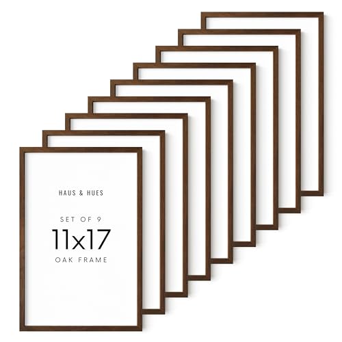 Walnut Wood 11x17 Picture Frames
