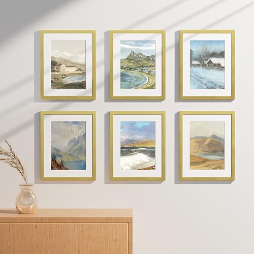 11x14 Picture Frames Set of 9 for Wall Mounting (9 Count)