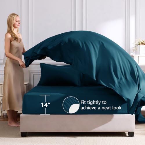 King Comforter Set 102"x90" Lyons Blue