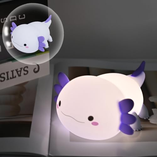 Axolotl Squishy Silicone Night Light