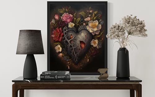 Gothic Heart Poster Art Print