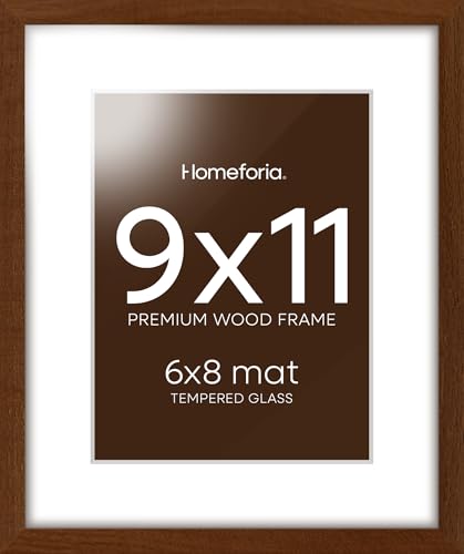 9x11 Brown Oak Picture Frame (2 Count)