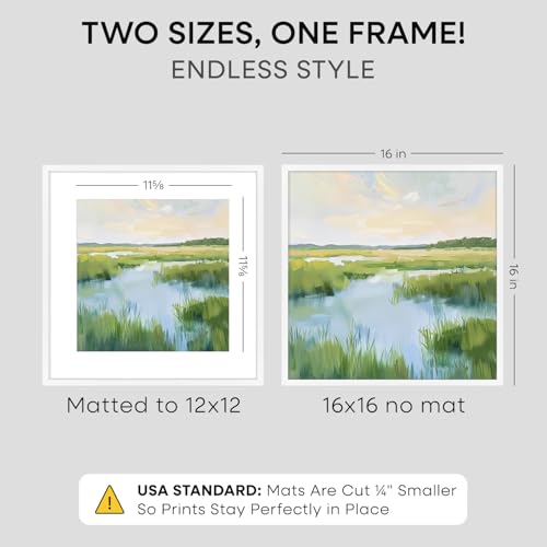 16x16 White Picture Frame (2 Count)