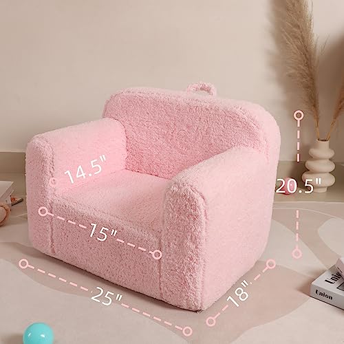 Kids Snuggly Soft Sherpa Chair