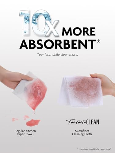 Microfiber Cleaning Cloth Roll (90 Count)