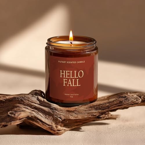 Pumpkin Spice Fall Candle for Home Scented (14 Ounce)