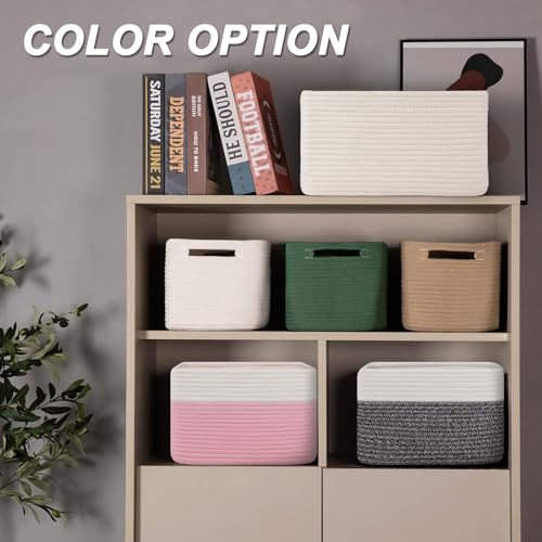 4 Pack Storage Baskets for Organizing (4 Count)