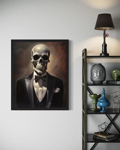 Skull Portrait Poster Art Print