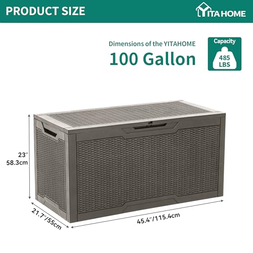 100 Gallon Outdoor Storage Box