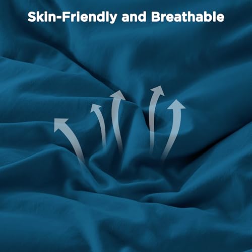 Teal Ruffle California King Comforter Set