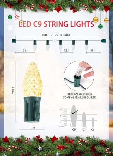C9 Christmas String Lights