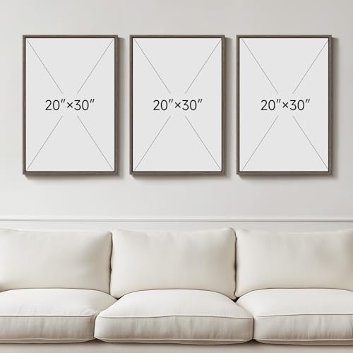 Framed 3D Wood Mountain Living Room Wall Decor