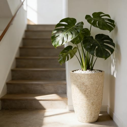 9 Gallon Tall Round Planters Set of 2 (2 Count)