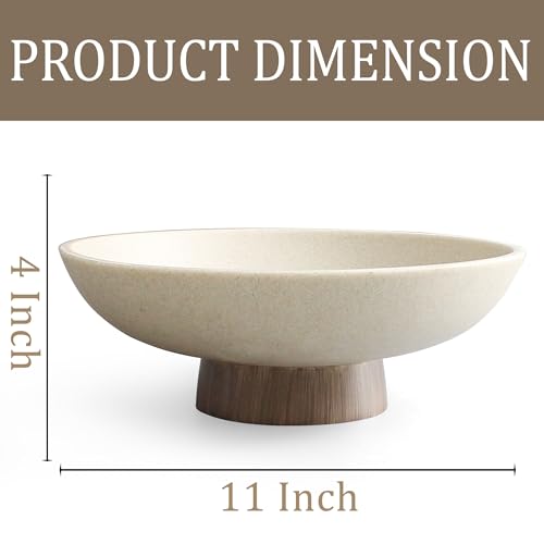 Modern Resin Pedestal Bowl (3.85 Count)