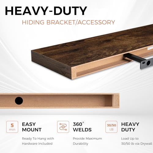 Floating Shelves for Wall (2 Count)