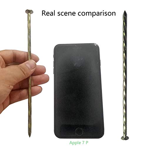 9 Pack 8 Inch Galvanized Tent Spikes