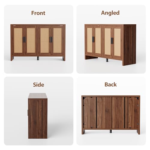 Rattan Buffet Cabinet with Storage