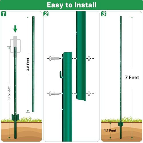 Fence Posts 7 Feet