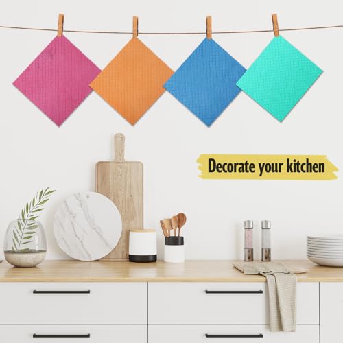 Swedish Dishcloths for Kitchen (6 Count)