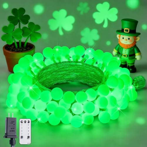 Connectable 100 LED Globe String Lights Indoor
