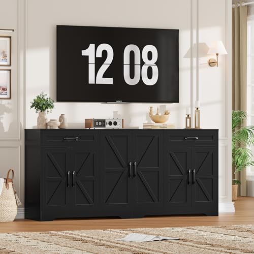 71” Large Sideboard Buffet Cabinet with Storage